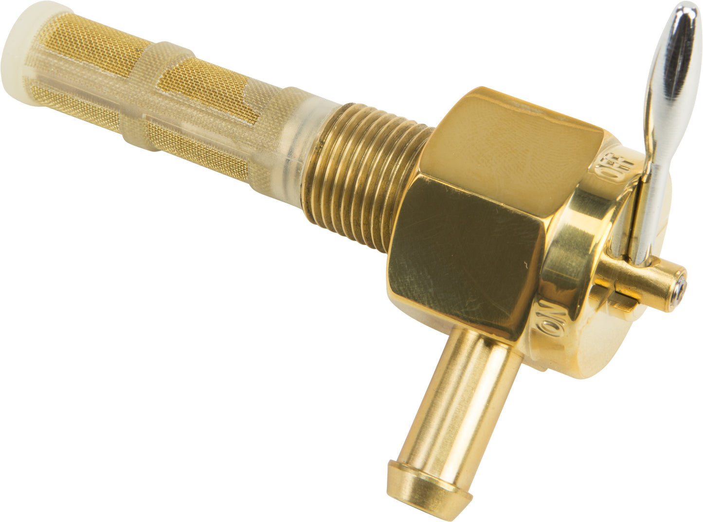 HARLEY HARDDRIVE BRASS PETCOCK HEX 3/8 IN LEFT SIDE POSITION 22689