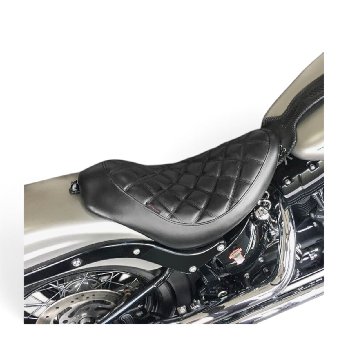 Harley Davidson Double Diamond Stitch Softail GEL Seat 2006-2017