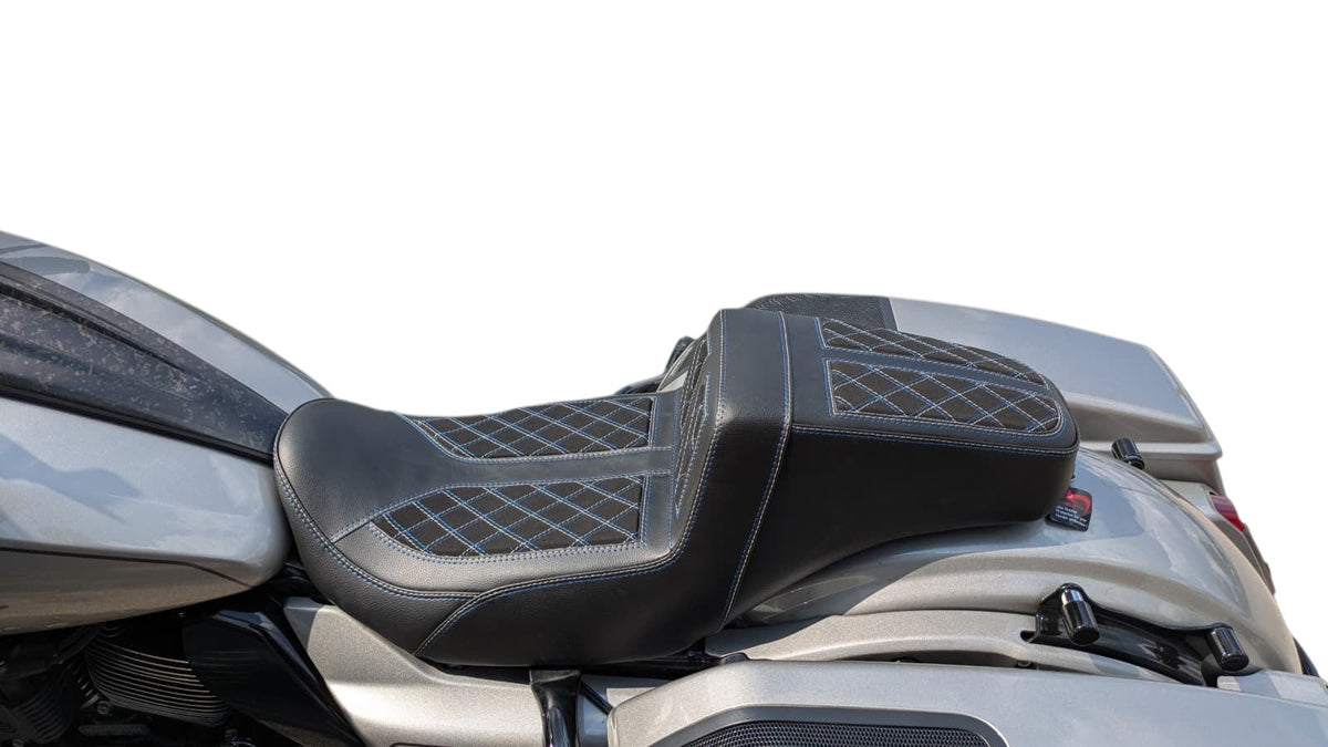 Harley Touring 2024+ Performance Seat | Dynasty Stitch | Champ Customs
