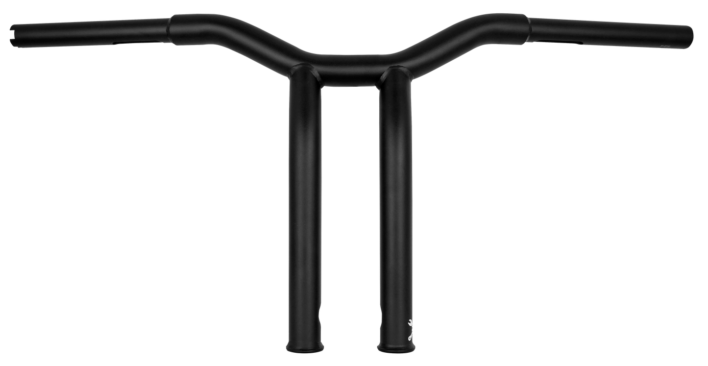 HARLEY BURLY BRAND DOMINATOR RAKED BAR 12" 1.25" MATTE BLACK B12-6052SB