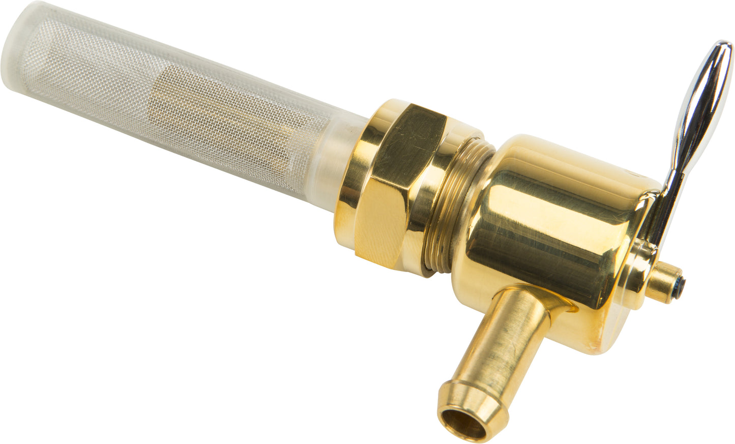 HARLEY HARDDRIVE BRASS PETCOCK ROUND 22MM RIGHT SIDE POSITION 22681