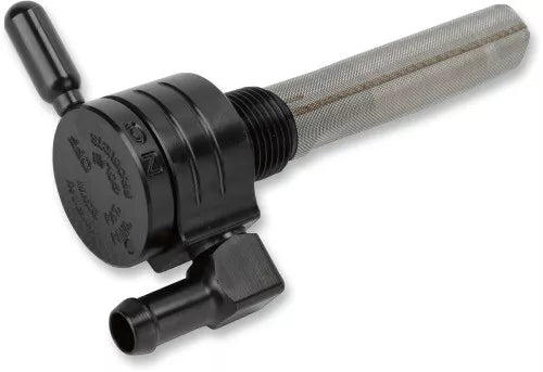 HARLEY GOLAN 3/8 NPT PETCOCK DOWNWARD BLACK 5/16 HOSE 75-516D-BLK