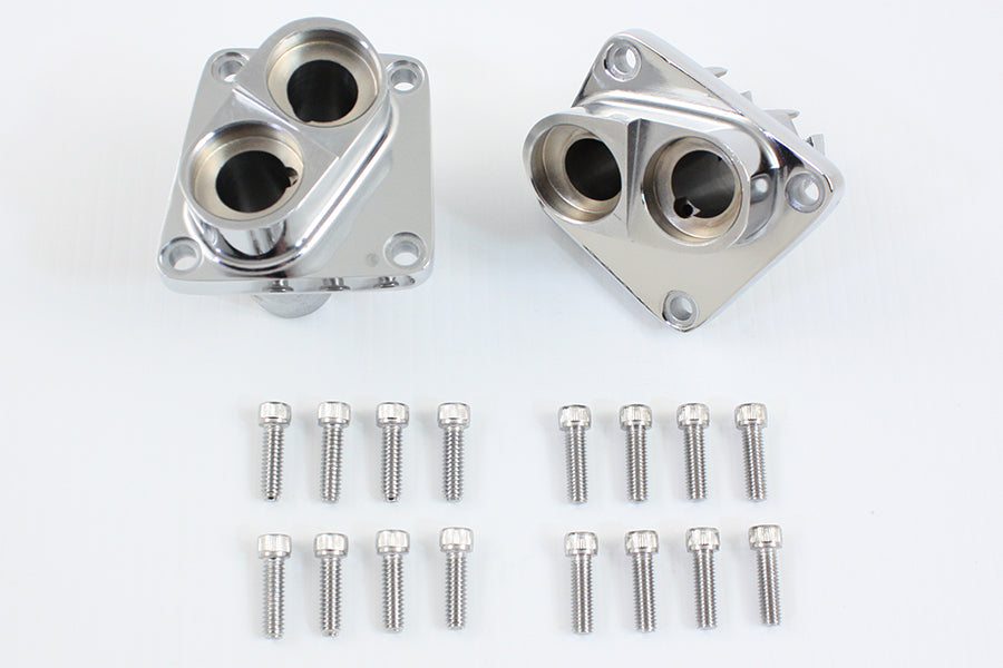 HARLEY Chrom-Stößelgehäuse-Set Passend für 1948-1984 FL, 1971-1984 FX, 1979-1983 FLT, 1982-1983 FXR,