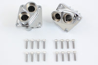 HARLEY Chrom-Stößelgehäuse-Set Passend für 1948-1984 FL, 1971-1984 FX, 1979-1983 FLT, 1982-1983 FXR,