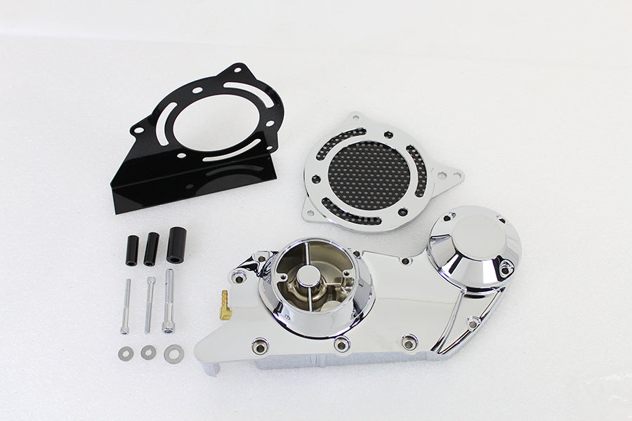 HARLEY Chrom Nocken- und Ritzelabdeckung Set, passend für XL-Modelle ab 2004,