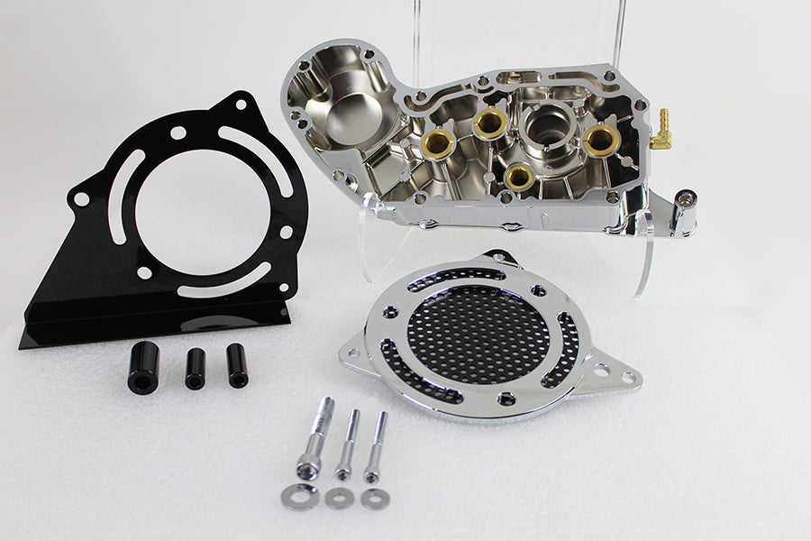 HARLEY Chrom Nocken- und Ritzelabdeckung Set, passend für XL-Modelle ab 2004,