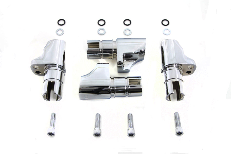 HARLEY Chrom-Aluminiumlegierung Tappet Block Set passend für 1986-1990 XL,