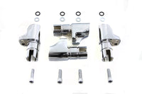 HARLEY Chrom-Aluminiumlegierung Tappet Block Set passend für 1986-1990 XL,