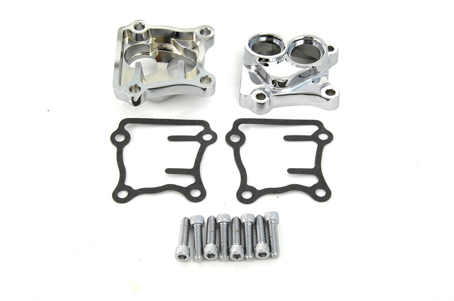 HARLEY Stößelblock-Kit Chrom Passend für 1999-2017 FXST, 1999-2017 FLST, 1999-2016 FLT, 1999-2017 F