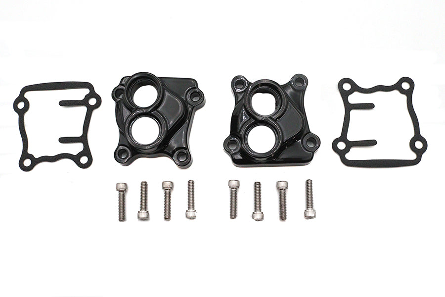 HARLEY Stößelblock-Kit Schwarz Passend für 1999-2017 FXST, 1999-2017 FLST, 1999-2016 FLT, 1999-2017 FX
