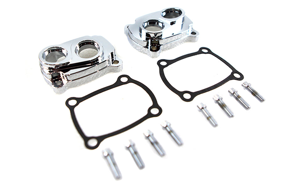 HARLEY Jims M8 Low Profile Billet Stößelblock-Kit Chrom passend für FLT Modelle ab 2017,