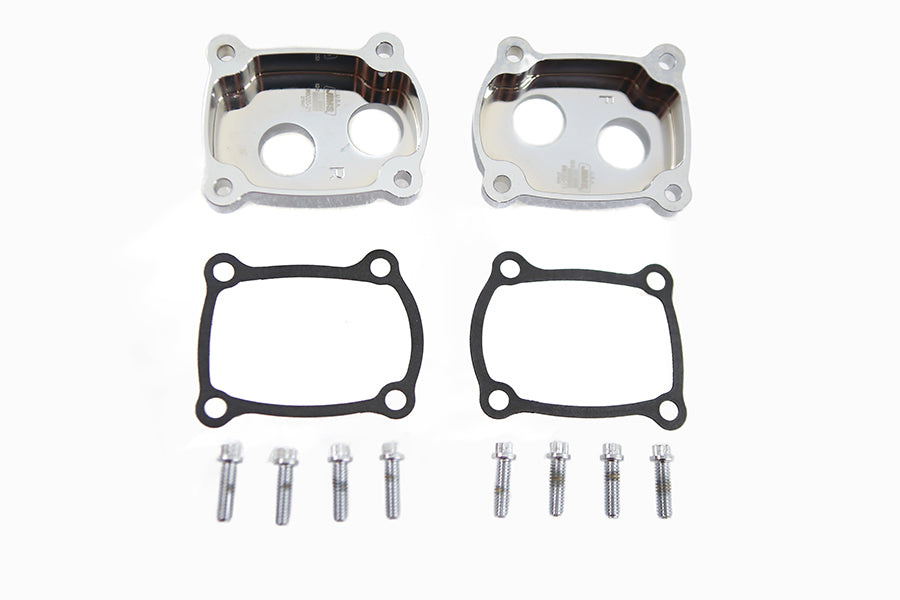HARLEY Jims M8 Low Profile Billet Stößelblock-Kit Chrom passend für FLT Modelle ab 2017,
