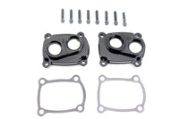 HARLEY Jims M8 Low Profile Billet Stößelblock-Kit Schwarz Eloxiert Passend für 2017-UP FLT,