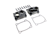 HARLEY Jims M8 Low Profile Billet Stößelblock-Kit Schwarz Eloxiert Passend für 2017-UP FLT,