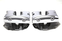 HARLEY Zylinderkopfsatz mit verchromtem Kipphebelgehäuse, passend für 1966-1977 FL, 1971-1977 FX,