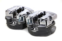 HARLEY Zylinderkopf-Set mit Chrom-Ventildeckel, passend für 1978-1984 FL, 1978-1984 FX,