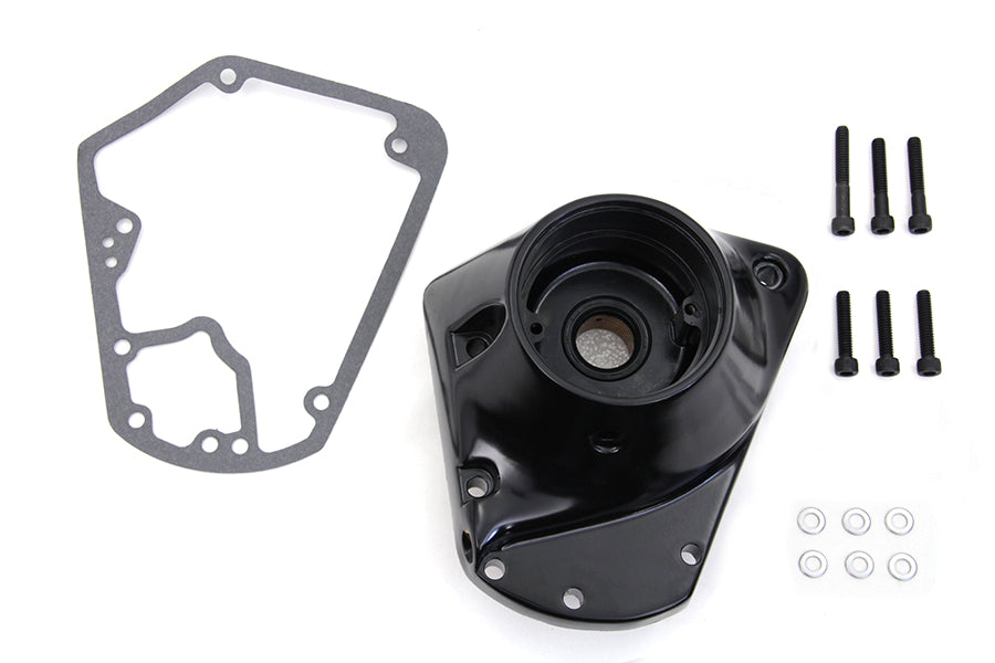 HARLEY Schwarze Nockenwellen-Abdeckung passend für 1973-1984 FL, 1976-1984 FX, 1979-1992 FLT, 1979-1992 FLT