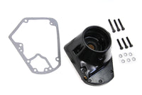 HARLEY Schwarze Nockenwellen-Abdeckung passend für 1973-1984 FL, 1976-1984 FX, 1979-1992 FLT, 1979-1992 FLT