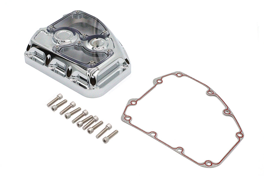 HARLEY TC-88 Clarity Nockenwellenabdeckung Kit Chrom Passt 1999-2017 FLST, 1999-2017 FXST, 1999-2016 FLT,