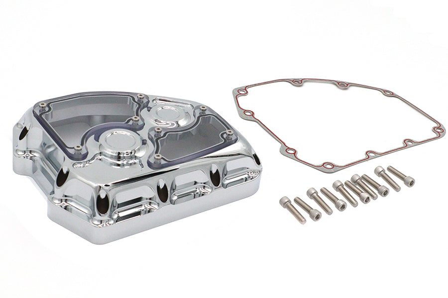 HARLEY TC-88 Clarity Nockenwellenabdeckung Kit Chrom Passt 1999-2017 FLST, 1999-2017 FXST, 1999-2016 FLT,
