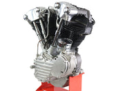 HARLEY Replica 74 Zoll Knucklehead Long Block Natur Passend für 1941-1947 FL,