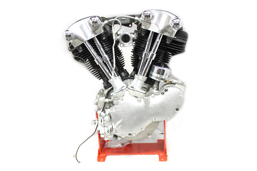 HARLEY Replica 74 Zoll Long Block Knucklehead mit poliertem Rocker, passend für 1941-1947 FL,