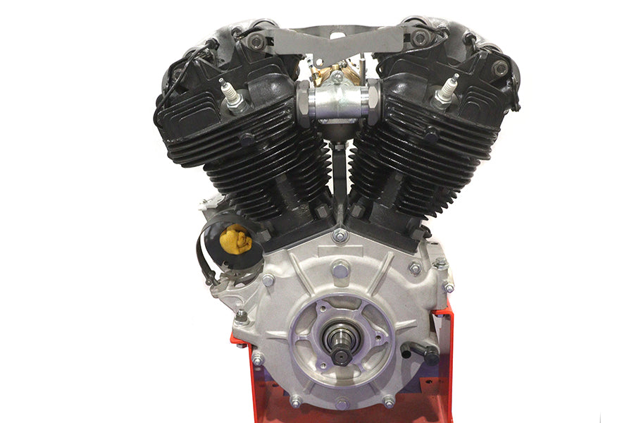 HARLEY Replika 74 Zoll Knucklehead Long Block mit poliertem Rocker, passend für 1941-1947 FL,