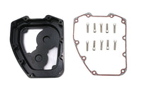 HARLEY CNC Clarity Nockenwellenabdeckung Schwarz Passend für 2001-2017 FLST, 2001-2017 FXST, 2001-2016 FL,