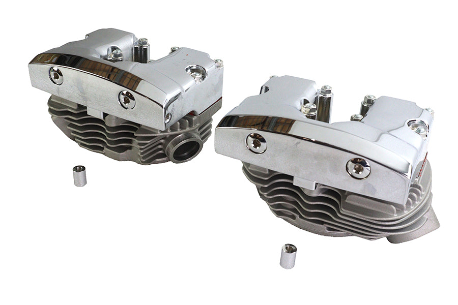 HARLEY Zylinderkopf-Set mit Chrom-Ventilgehäuse Passend für 1978-1984 FL, 1978-1984 FX, 1978-1984 FX,