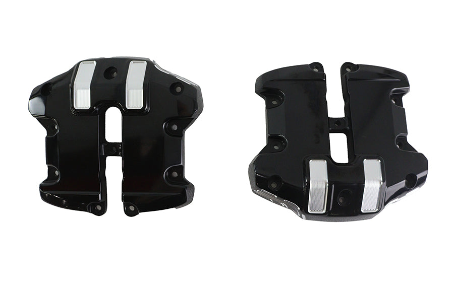 HARLEY M8 Rocker Box Set Schwarz Passend für 2017-UP FLT, 2018-UP FXE, 2018-UP FXST, 2018-UP FLST,