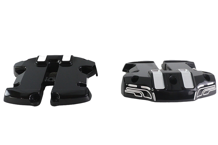 HARLEY M8 Rocker Box Set Schwarz Passend für 2017-UP FLT, 2018-UP FXE, 2018-UP FXST, 2018-UP FLST,