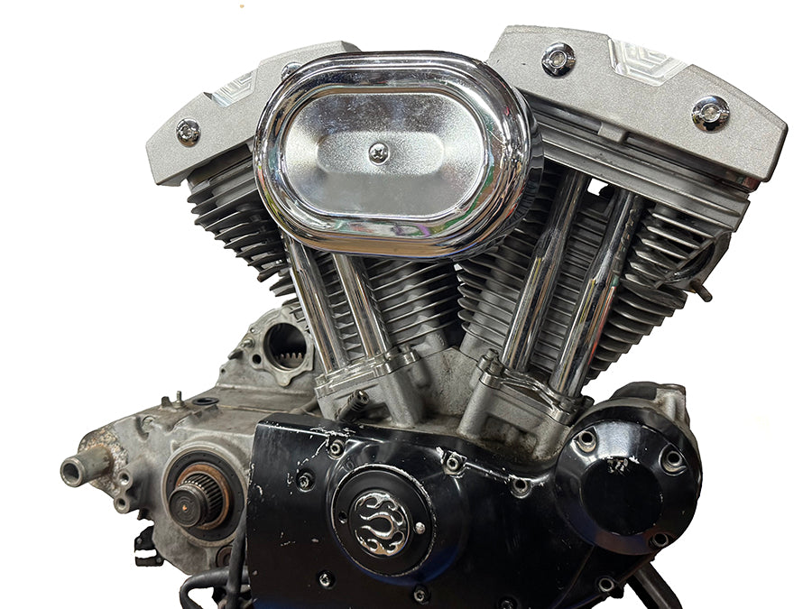 HARLEY XL Shovelhead Rocker Box Cover Set, Natur-Guss, passend für 1986-2020 XL,
