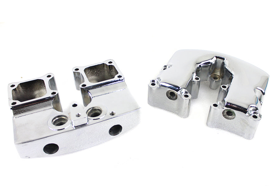 HARLEY Shovelhead Kipphebelkasten-Abdeckungssatz Chrom Passend für 1966-1984 FL, 1971-1984 FX, 1979-1983 FLT,