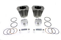 HARLEY 88 Zoll Evolution Big Bore Zylinderkit Silber Passend für 1986-1998 FLST, 1984-1998 FLT, 1984-1