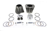 HARLEY 88 Zoll Evolution Big Bore Zylinderkit Silber Passend für 1986-1998 FLST, 1984-1998 FLT, 1984-1