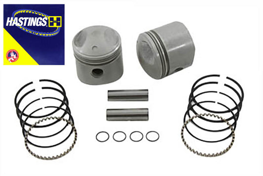 HARLEY Replica 74 inch Overhead Valve Piston Set Standard Size fits 1941-1977 FL,   1971-1977 FX,