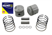 HARLEY Replica 74 inch Overhead Valve Piston Set .010 Oversize fits 1941-1977 FL,   1971-1977 FX,
