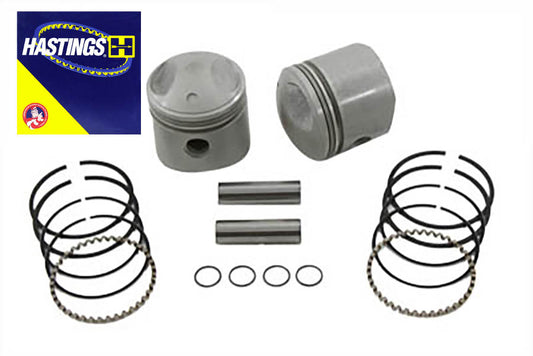 HARLEY Replica 74 inch Overhead Valve Piston Set .020 Oversize fits 1941-1977 FL,   1971-1977 FX,