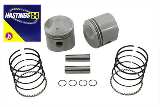 HARLEY Replica 74 inch Overhead Valve Piston Set .070 Oversize fits 1941-1977 FL,   1971-1977 FX,