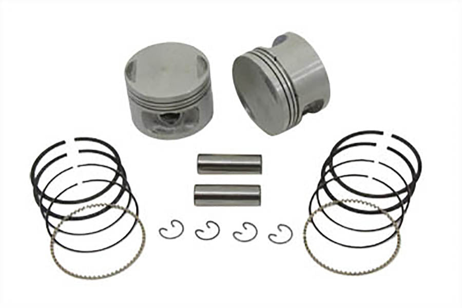 HARLEY Replica 883cc Piston Set .005 Oversize fits 1986-2003 XL,
