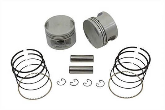 HARLEY Replica 883cc Piston Set .005 Oversize fits 1986-2003 XL,