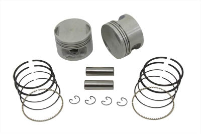 HARLEY Replica 1100cc Piston Set .010 Oversize fits 1987-1988 XL, 1100