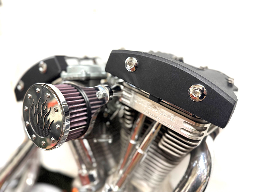 HARLEY Evolution Shovelhead Kipphebelgehäusedeckel-Set Passend für 1985-1999 FLT,   1985-1999 FL,   1985-1999 FX,