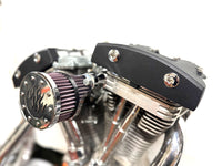 HARLEY Evolution Shovelhead Kipphebelgehäusedeckel-Set Passend für 1985-1999 FLT,   1985-1999 FL,   1985-1999 FX,