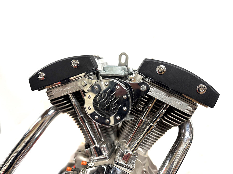 HARLEY Evolution Shovelhead Kipphebelgehäusedeckel-Set Passend für 1985-1999 FLT,   1985-1999 FL,   1985-1999 FX,
