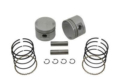 HARLEY 80 Kubikzoll Evolution Kolben-Kit .005 Übermaß Passend für 1984-1994 FXR, 1991-1998 FXD, 1986-1998 F