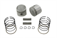 HARLEY 74 Zoll Overhead Valve Kolben-Satz .030 Übergröße Passend für 1941-1977 FL, 1971-1977 FX,