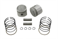 HARLEY 74 Zoll Overhead Valve Kolben-Satz .040 Übermaß Passend für 1941-1977 FL, 1971-1977 FX,