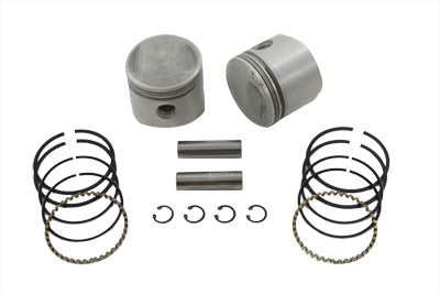 HARLEY 74 Zoll OHV Kolben-Set .070 Übergröße Passend für 1941-1977 FL, 1971-1977 FX,