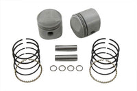 HARLEY 74 Zoll Overhead Valve Kolben-Set .020 Übermaß Passend für 1941-1977 FL, 1971-1977 FX,
